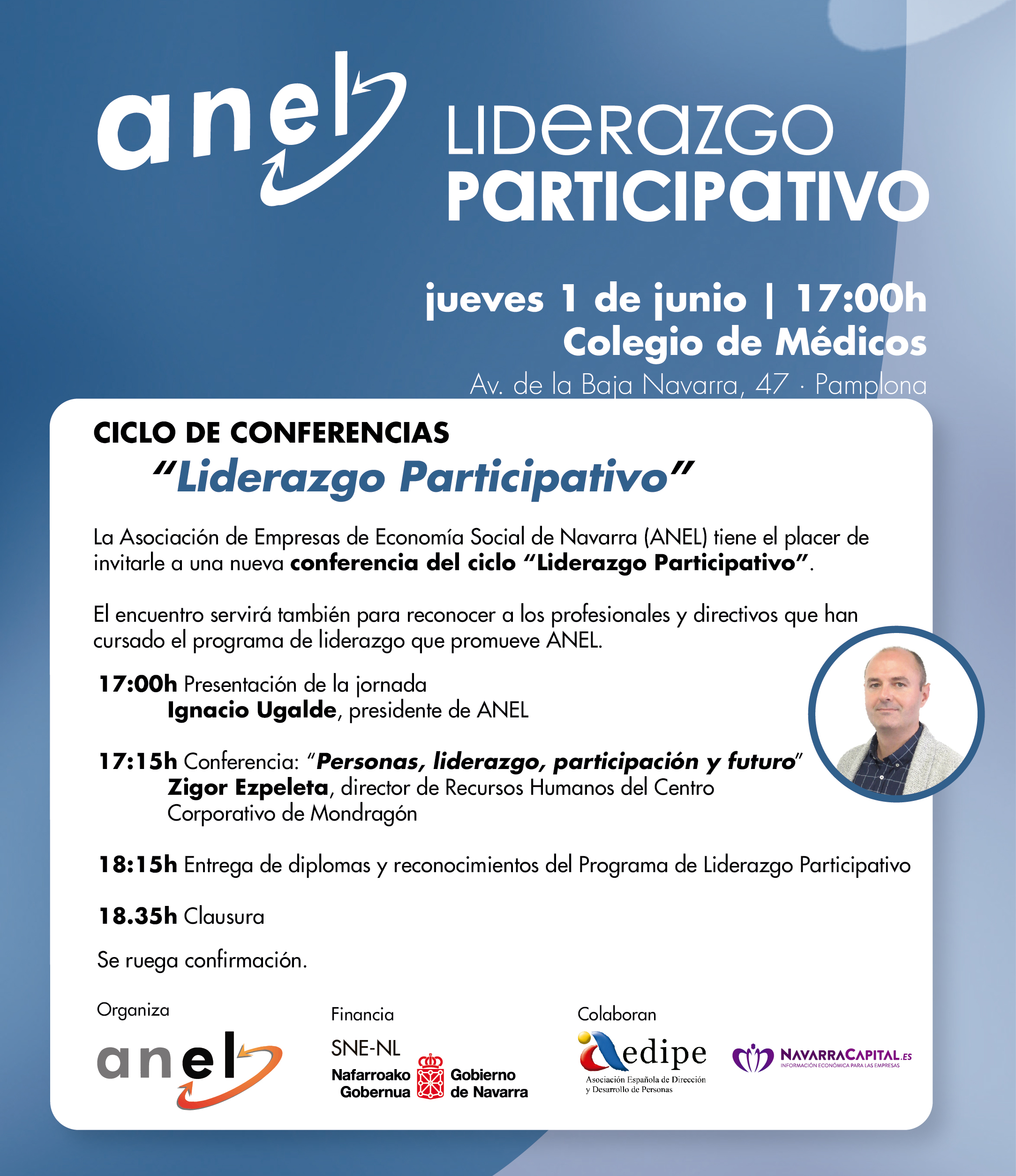 Conferencia Zigor Ezpeleta: «Personas, liderazgo, participación y futuro»